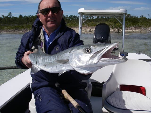A guest with an Andros barracuda